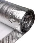 S&S 3mm Aluminum Foil Backed Silver EPE Flooring Underlay Roll 20m²