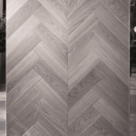 S&S German technology MDF herringbone laminate flooring Light Gray 11.5mm parquet.  1218x402mm