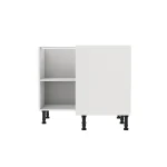 S&S J-Pull White Kitchen Cabinet L-Shape Wall Corner Unit (W)625mm (H)720mm (D)300mm - Image 2