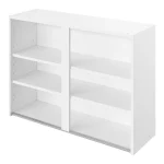 S&S True Handleless Matt White Kitchen Cabinet Wall Unit (H)720mm (W)1000mm (D)300mm