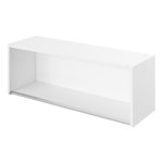 S&S True Handleless Matt White Kitchen Cabinet Tall Bridging Wall Unit (H)720mm (W)1000mm (D)300mm