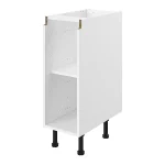 S&S True Handleless White Kitchen Cabinet Base Unit (H)720mm (W)300mm (D)570mm