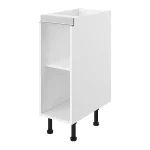 S&S True Handleless White Kitchen Cabinet Base Unit (H)720mm (W)300mm (D)570mm - Image 2