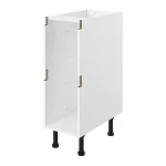S&S True Handleless White Kitchen Cabinet Drawer Base Unit Depth 300mm (W)300mm