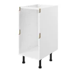 S&S True Handleless White Kitchen Cabinet Drawer Base Unit (H)720mm (W)450mm (D)570mm