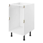 S&S True Handleless White Kitchen Cabinet Drawer Base Unit(H)720mm (W)600mm (D)570mm