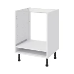 S&S True Handleless White Kitchen Cabinet Oven Housing Base Unit (W)600mm (H)720mm (D)570mm