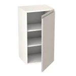 S&S J-Pull Gloss Light Grey Kitchen Cabinet Wall Unit (H)720mm (W)400mm (D)300mm - Image 2